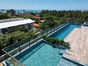 Flat Beijupirá Exclusive com piscina no centro de Porto de Galinhas